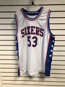 Camiseta deportiva de baloncesto Darryl Dawkins Philadelphia 76ers Legend NBA buena calidad NUEVA - Imagen 1 de 4