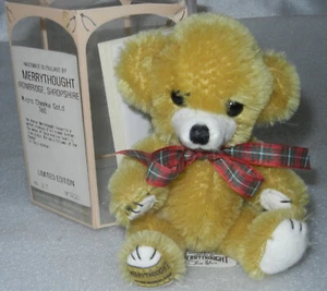 Micro Cheeky Gold Teddybär T60 Merrythought Handmade in England LE - Bild 1 von 18