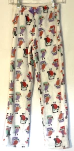 Members Mark Mädchen Eulenmuster Fleece Lounge Hose Größe 10/12 schwer entflammbar sehr guter Zustand - Bild 1 von 6