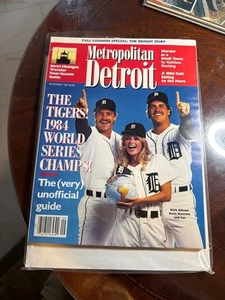 1984 Metropolitan Detroit Magazin mit Tigers World Series Champs Ausgabe 28-92 - Bild 1 von 2