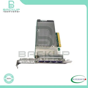 Adattatore di rete AOC-STG-i4T Supermicro Quad-Port 10 Gbps PCI-Express 3.0 x8 RJ-45 - Foto 1 di 3