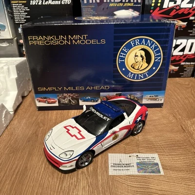 Franklin Mint 1/24 2006 Corvette Z06 Indy 500 Pace автомобиль РЕДКИЙ - Изображение 1 из 4
