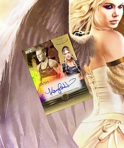 KAYLA HARRISON 2024 TOPPS GOLD LABEL UFC ROOKIE AUTO RC SP/349 OLYMPIC CHAMPION - Picture 1 of 7