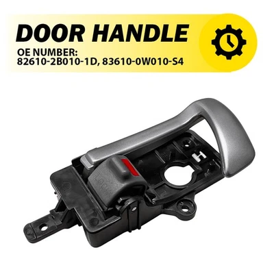 Interior Door Handle For 2007-2012 Hyundai Santa Fe Front Rear Left Side EPU - Imagem 1 de 4