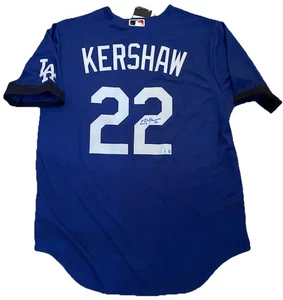 Clayton Kershaw Dodgers Signed Autographed “Los Dodgers” Nike Jersey Beckett - Picture 1 of 3