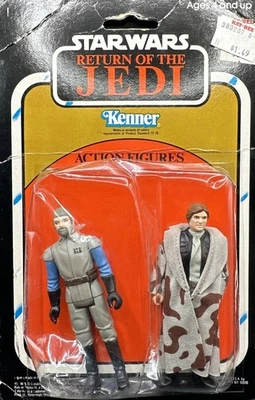 Vtg 80s Kenner Star Wars ROTJ 2 Pack MOC Han Solo General Nadine Kay-bee 1983 - Image 1 of 4