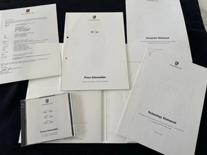 2005 Porsche 997 Carrera & S Cabriolet English Press Kit 911 Media Brochure w/CD - Picture 1 of 15