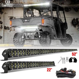 Kit de cables de barra de luz LED trasera 52" + 22" Can Am Defender HD5/HD8/HD10 2016-25 - Imagen 1 de 19