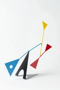 Ekko Workshop Angular Desktop Office Mobile Modern Stabile Tabletop Kinetic Art - Picture 1 of 4