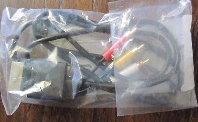 Genuine Official OEM Microsoft XBOX 360 Composite AV Audio Video Cable NEW - Image 1 of 4