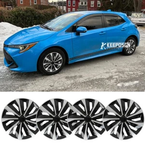 For Toyota Corolla 2020-2024 16inch Wheel Covers Snap On Hub Caps Steel Rim - Picture 1 of 11