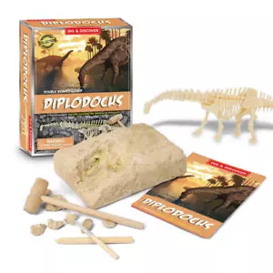 Dinosaur Diplodocus Digging Kit Assemble Excavation Archeology Children Fossil - Picture 1 of 7