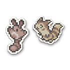 Pixel Sentret & Furret Pin Badges Pokemon Scarlet & Violet Official Nintendo New