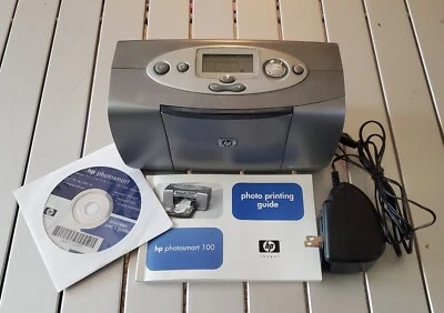 HP Photosmart 100 Portable Printer Untested AS IS - Image 1 of 4