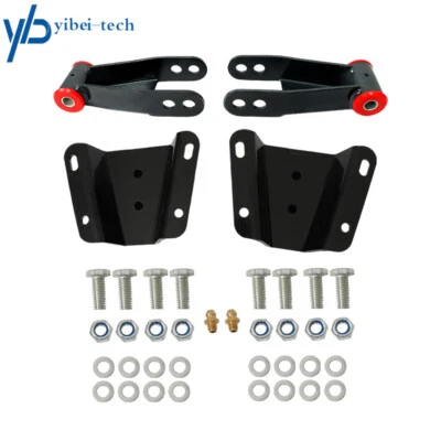 Kit de grillete de suspensión trasera de 4" acero diestro+derecho para Ford F100 1965-1972 2x2 Foto 1 de 4