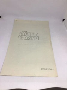 Rare 1985 The Quiet Earth Los Angeles Reviews Booklet *RARE* - Picture 1 of 5
