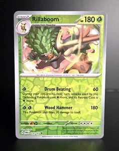 Pokémon TCG - RILLABOOM 016/167 - Reverse Holo - Twilight Masquerade 2024 - NM+ - Bild 1 von 1