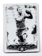 2014 Topps Chrome Mini Printing Plates Black #142 Kevin Norwood 1/1 A34 388