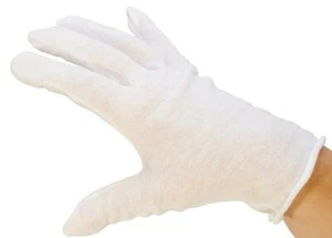 Inspection Gloves Jewelry White Cotton Lightweight Glove Medium Size Pack of 12 - Picture 1 of 8