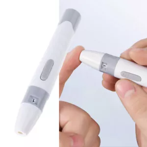 Blood Sampling Pen Lancet Pen Adjustable Blood Glucose Lancing Diabetes Health - Picture 1 of 12