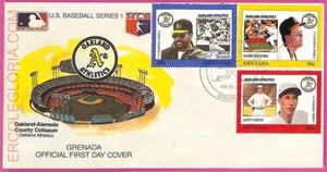 ag1596 - GRENADA - Postal History - FDC COVER - 1988 BASEBALL - Picture 1 of 1