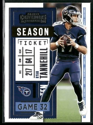 2020 Panini Contenders - Ryan Tannehill #9 - Image 1 of 2