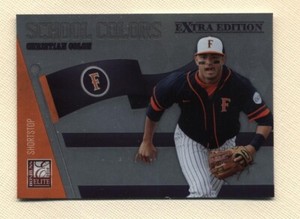2010 Donruss Elite Extra Edition School Colors Christian Colon Cal St. Fullerton