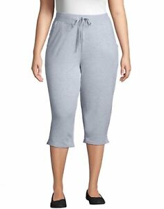 Just My Size Capri French Terry Womens Plus Your Choice 4 Colors & sz 1x to 5x