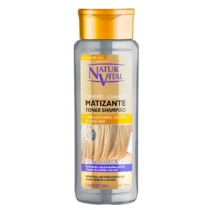 Natur Vital silberblond Toner Shampoo biologisch zertifiziert mit pflanzlichem Keratin - Bild 1 von 1