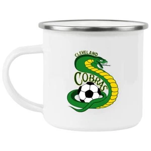 Cleveland Cobras Camping Mug 12oz Enamel | ASL Soccer Team - Picture 1 of 1