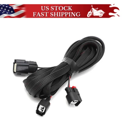 Fog Light Lamp Wiring Harness Kit For Dodge Challenger 2015-2019 2016 2017 2018 - Image 1 of 4