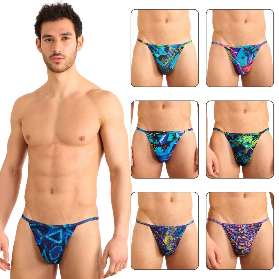 Kiniki Men's Tan Through Swim Tanga - Super Quick Drying - Ultra Lightweight. - Image 1 of 2