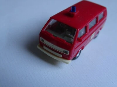 Wiking 1:87 VW T 3 Pompieri Bus - Immagine 1 di 3
