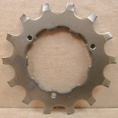 Piñón de casete Shimano UniGlide (UG) 14T nuevo-antiguo-stock... acabado marrón Foto 1 de 2