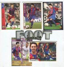 Iniesta  FC Barcelona  MC 2004-2005-2007  Top 2006  Edic.Estadio   - 5 Cards - 