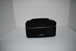 Cosméticos de viaje Kate Spade Chelsea en negro #WLR00617 nuevos con etiquetas - Imagen 1 de 7
