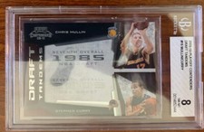 2009/10 Playoff Contenders Draft Tandems Mullin/Stephen Curry Warriors BGS 8 