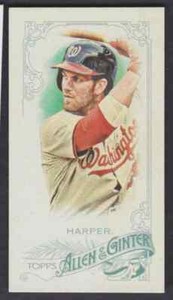 2015 TOPPS ALLEN & GINTER MINI A&G BACK BRYCE HARPER #249