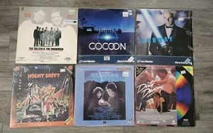 Lot of 6 Laserdisc Movies - Cocoon, Dirty Dancing, Night Shift, Starman, Subway - Picture 1 of 8