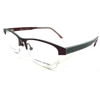 Prodesign Denmark Eyeglasses Frames 1398 C.3831 Green Matte Purple  52-17-140 - Image 1 of 4