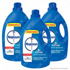 3x Napisan Additivo Igienizzante Lavatrice Formato Famiglia 2400ml