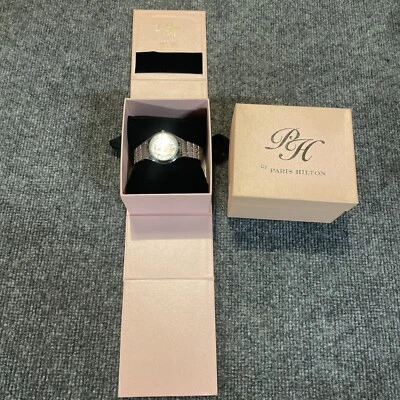 Reloj automático de acero inoxidable Paris Hilton PH100601MD Naked Collection para mujer Foto 1 de 4