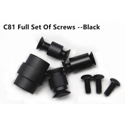 Titanium Complete Hardware kit For Spyderco Paramilitary 2 PM2 - BLACK USA