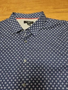 Attention Men's Slim Fit Blue Long Sleeve Shirt Size XL - Picture 1 of 3