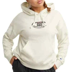 Champion Womens Solid Powerblend Fleece C Logo Hoodie Size XL MSRP $55 - Picture 1 of 2