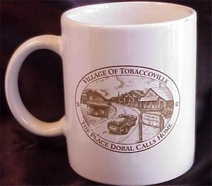 Vintage Doral Cigarettes Ceramic Coffee Mug - Village of Tobaccoville - Picture 1 of 1