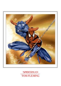 SPIDERMAN SIGNED PRINT- HOT!! Tom FLEMing - Picture 1 of 1