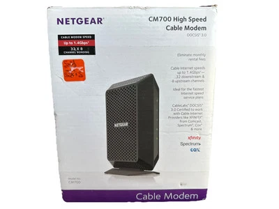 New Netgear CM700 High Speed Cable Modem Docsis 3.0 - Image 1 of 4