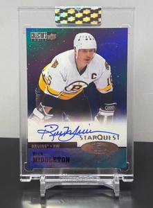 2024-25 Upper Deck Clear Cut - Rick Middleton #CSA-RM- Starquest Auto - Picture 1 of 2
