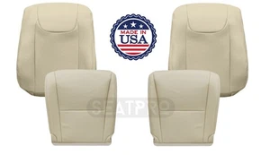 Fits 2010-2015 Lexus RX350 RX450H Front Replacement Seat Cover Leather Tan - Picture 1 of 36